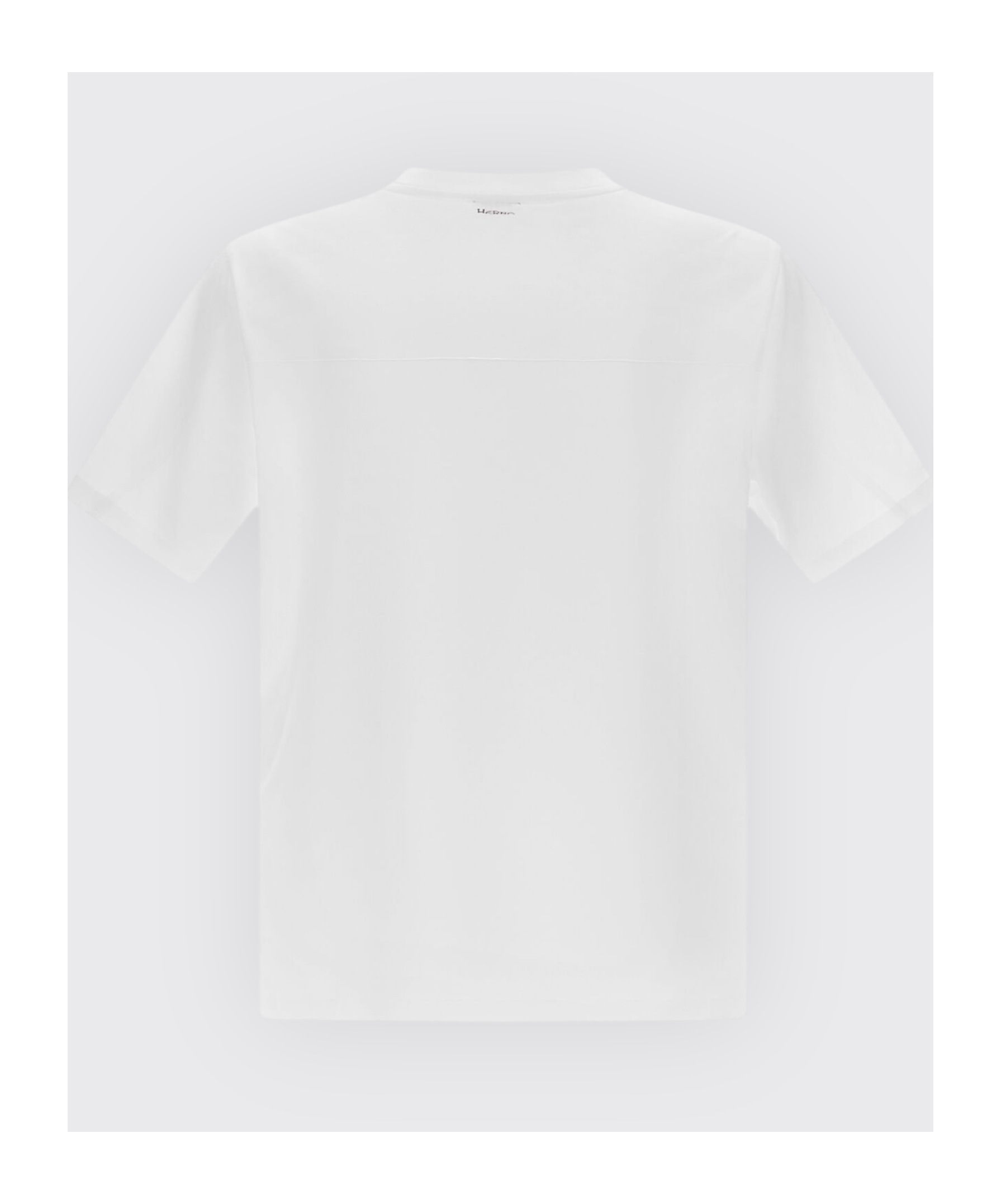 Herno T-shirt In Superfine Cotton Stretch And Light Scuba In White