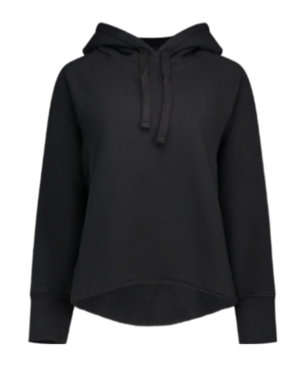 Dondup Cropped Cotton Sweatshirt In Black