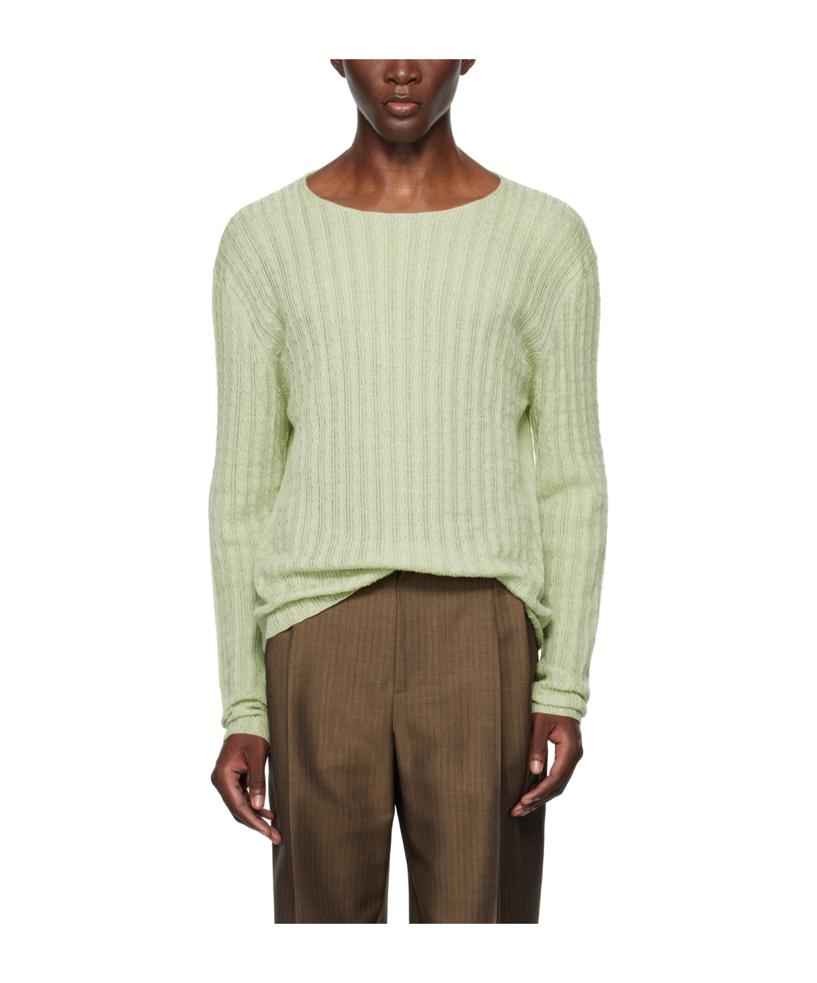 The Row Green Vico Sweater In Green