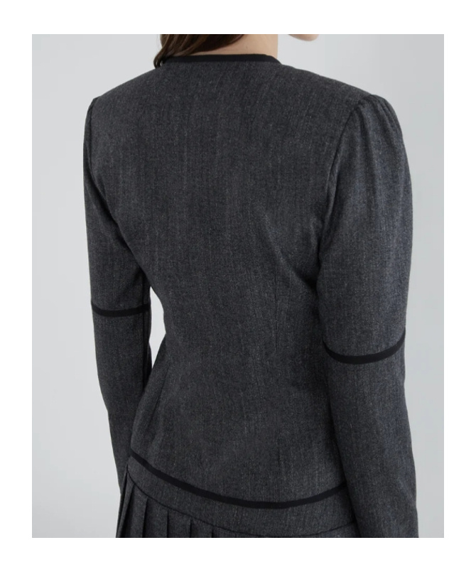 Paloma Wool Lee Lab Long-sleeve Jacket In Black