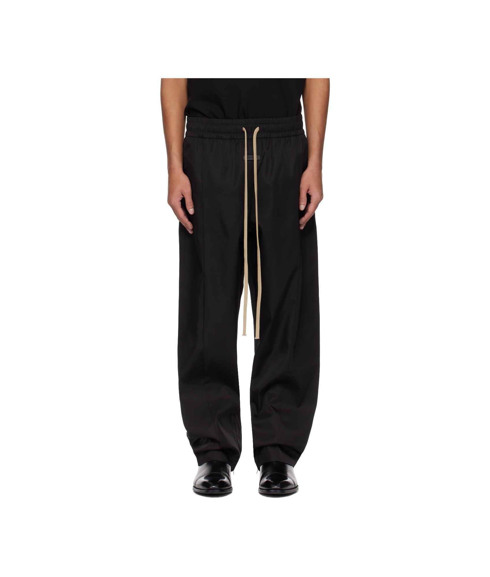 Fear Of God Elastic Waist Casual Pants In Black