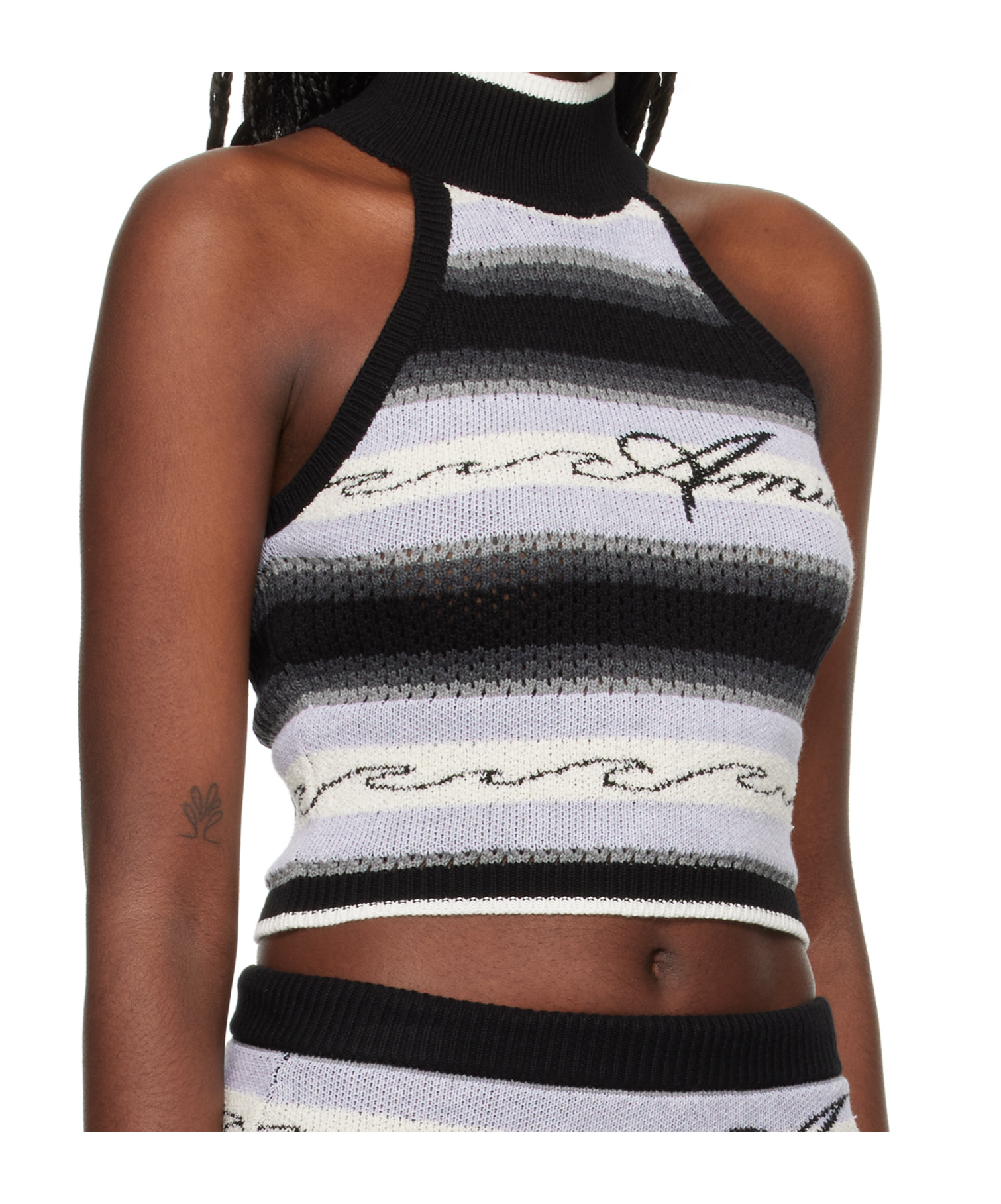 Amiri Striped Vest In Multicolor