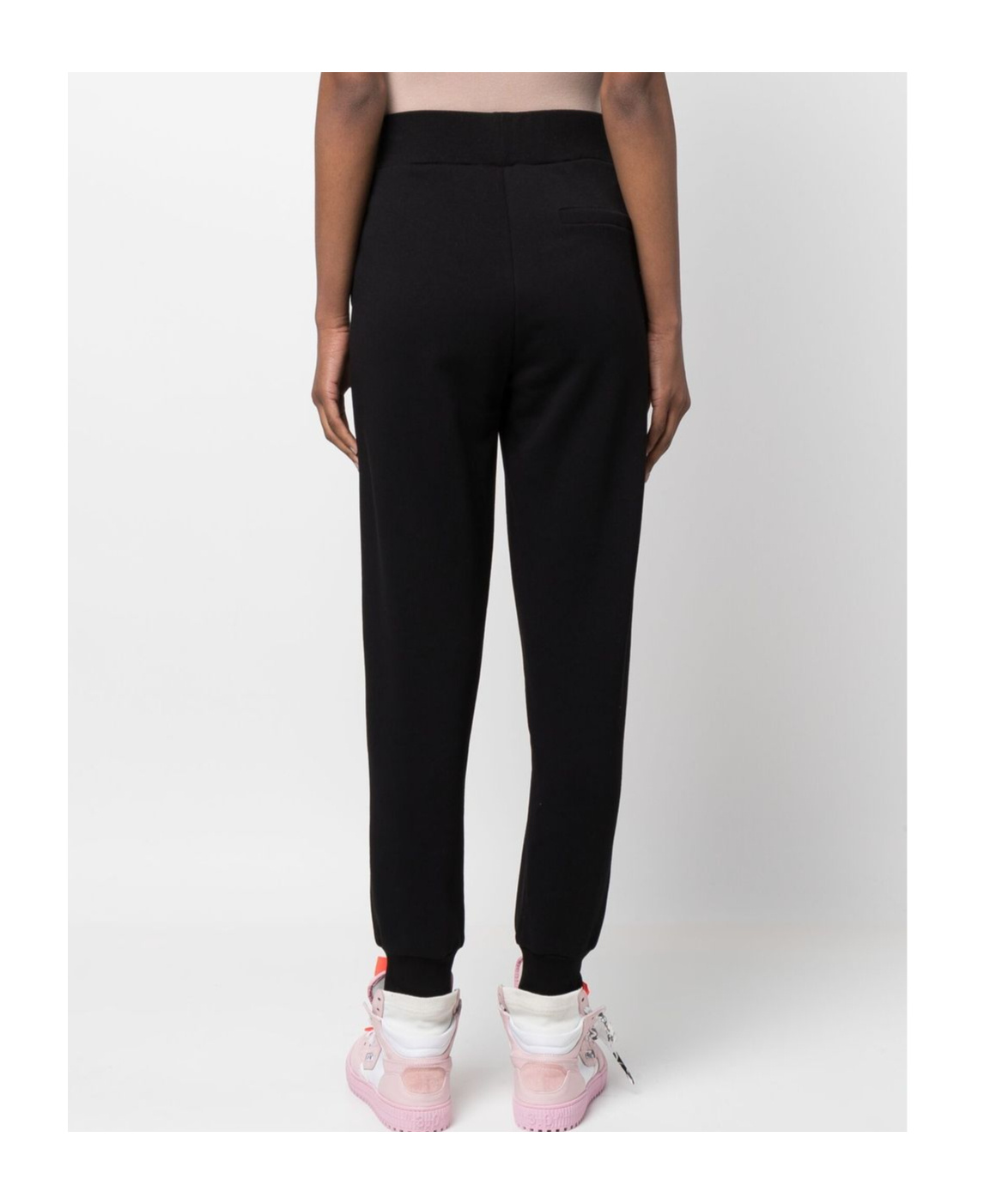 Karl Lagerfeld Future Logo-print Track Pants In Black