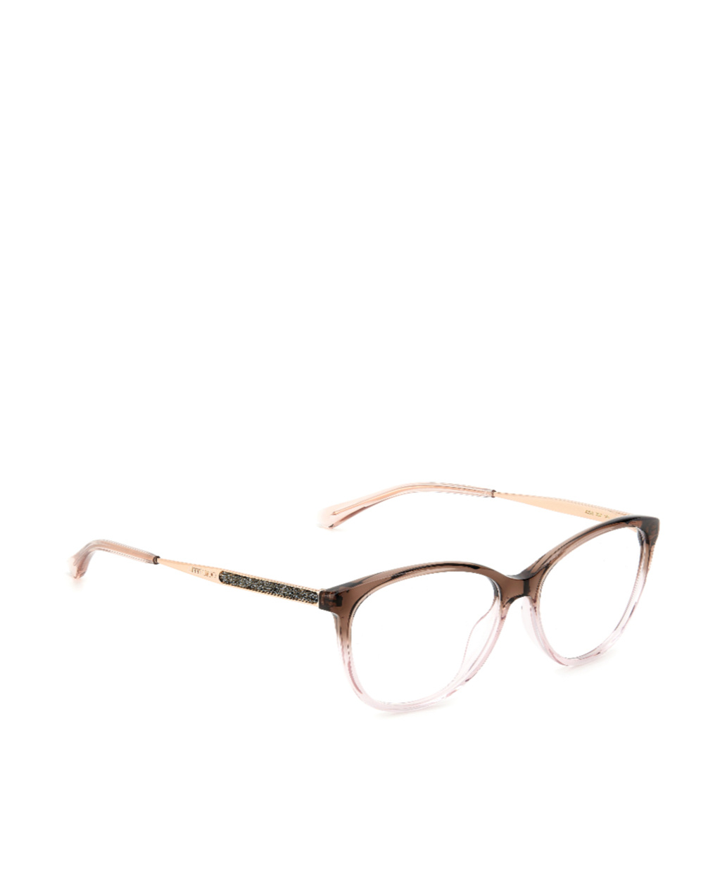 Jimmy Choo Eyewear Cat Eye Frame Glasses In Brown