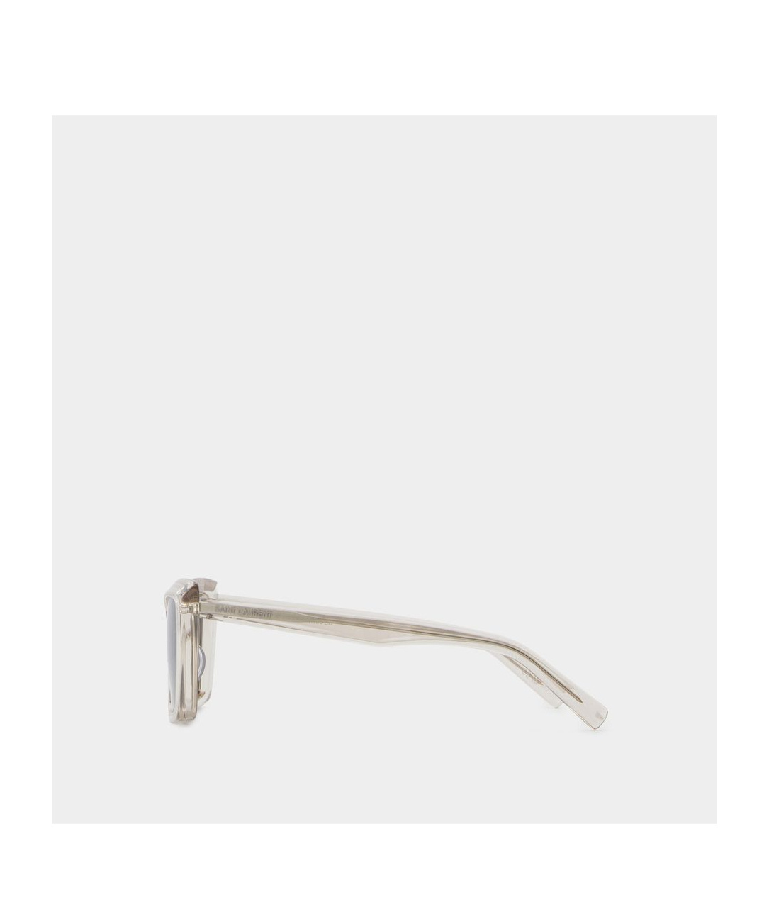 Saint Laurent Sl 737 Mica Thin Linea Sl Logo 004 Beige Silver Sunglasses