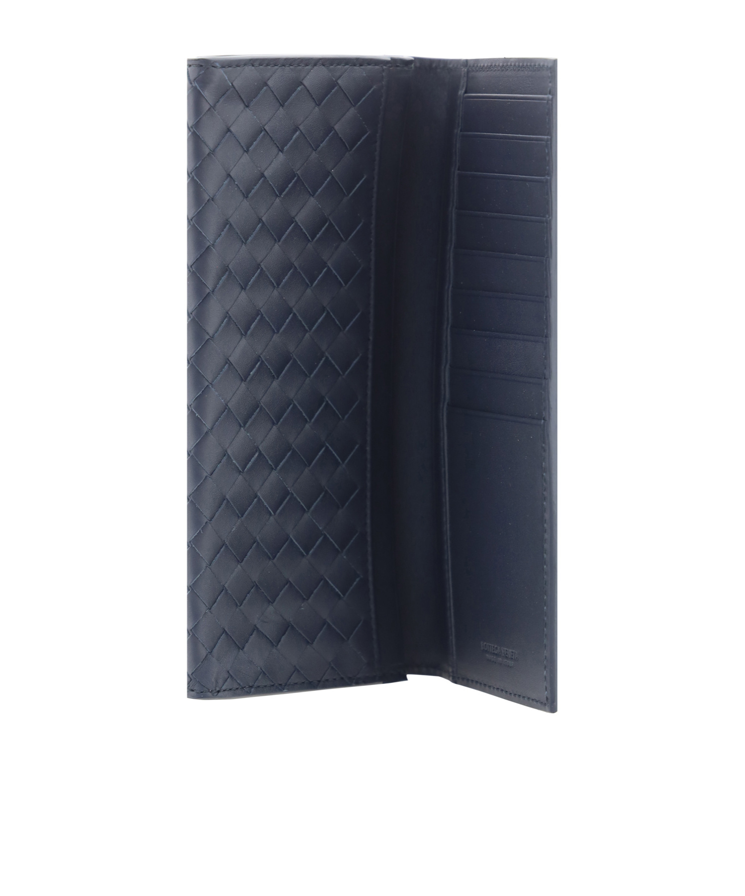 Bottega Veneta Logo Wallet In Black