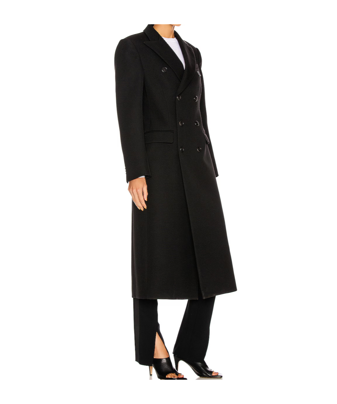 Shop Wardrobe.nyc Double Breasted Coat