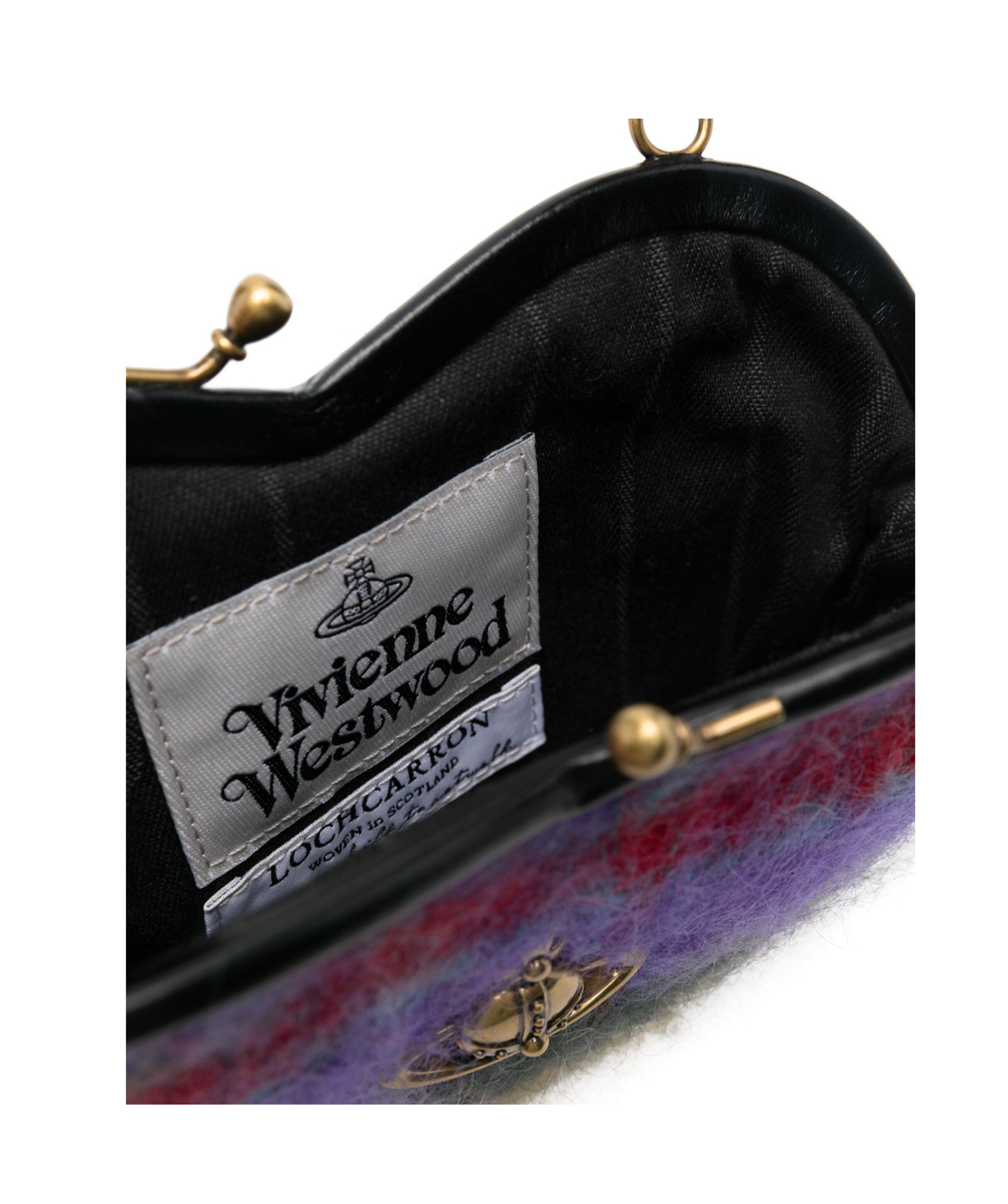 Vivienne Westwood Belle Heart Frame Tote Bag In Multicolor
