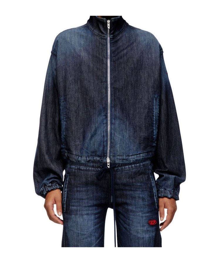 Diesel De-sanderz Bomber Jacket In Black