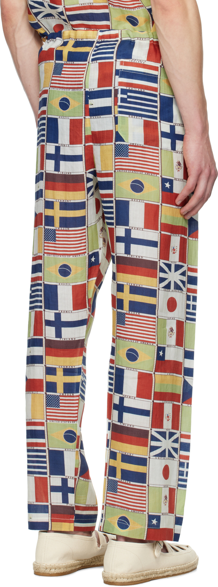 Bode International Trousers In Multi-color