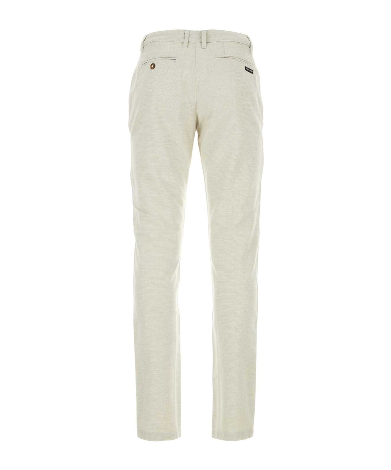 Saint James Blend Waist Pant With Slant And Slit Pockets In Neutral