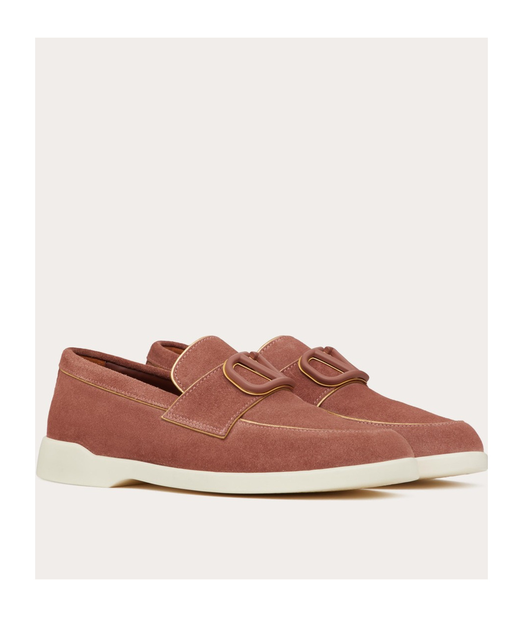 VALENTINO GARAVANI LEISURE FLOWS SPLIT LEATHER LOAFER