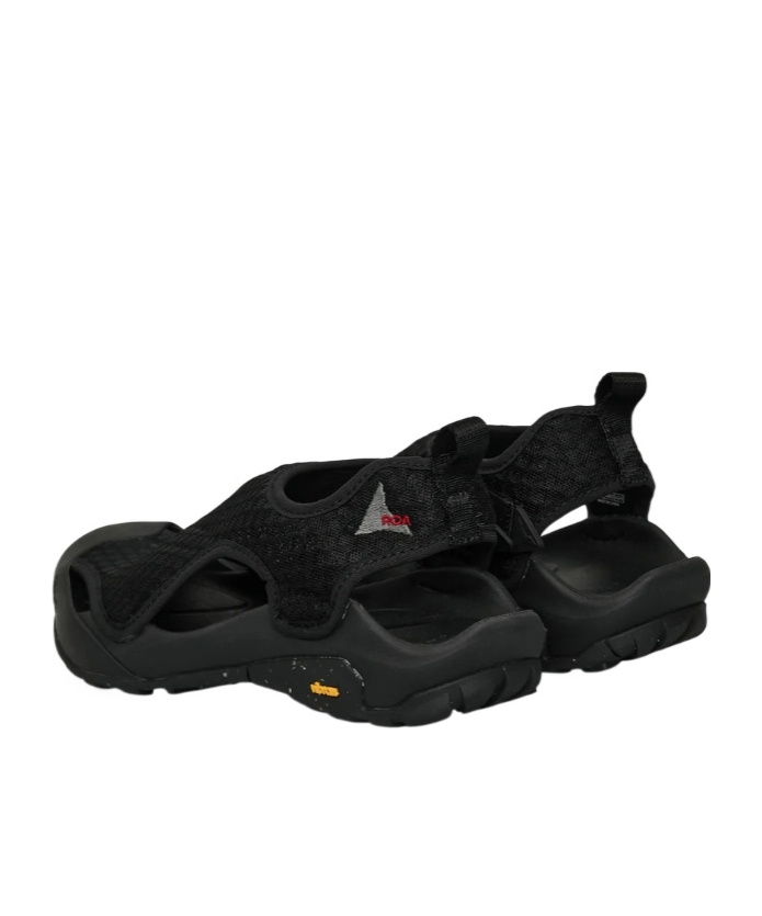 Shop Roa Arpy Sandals In Black