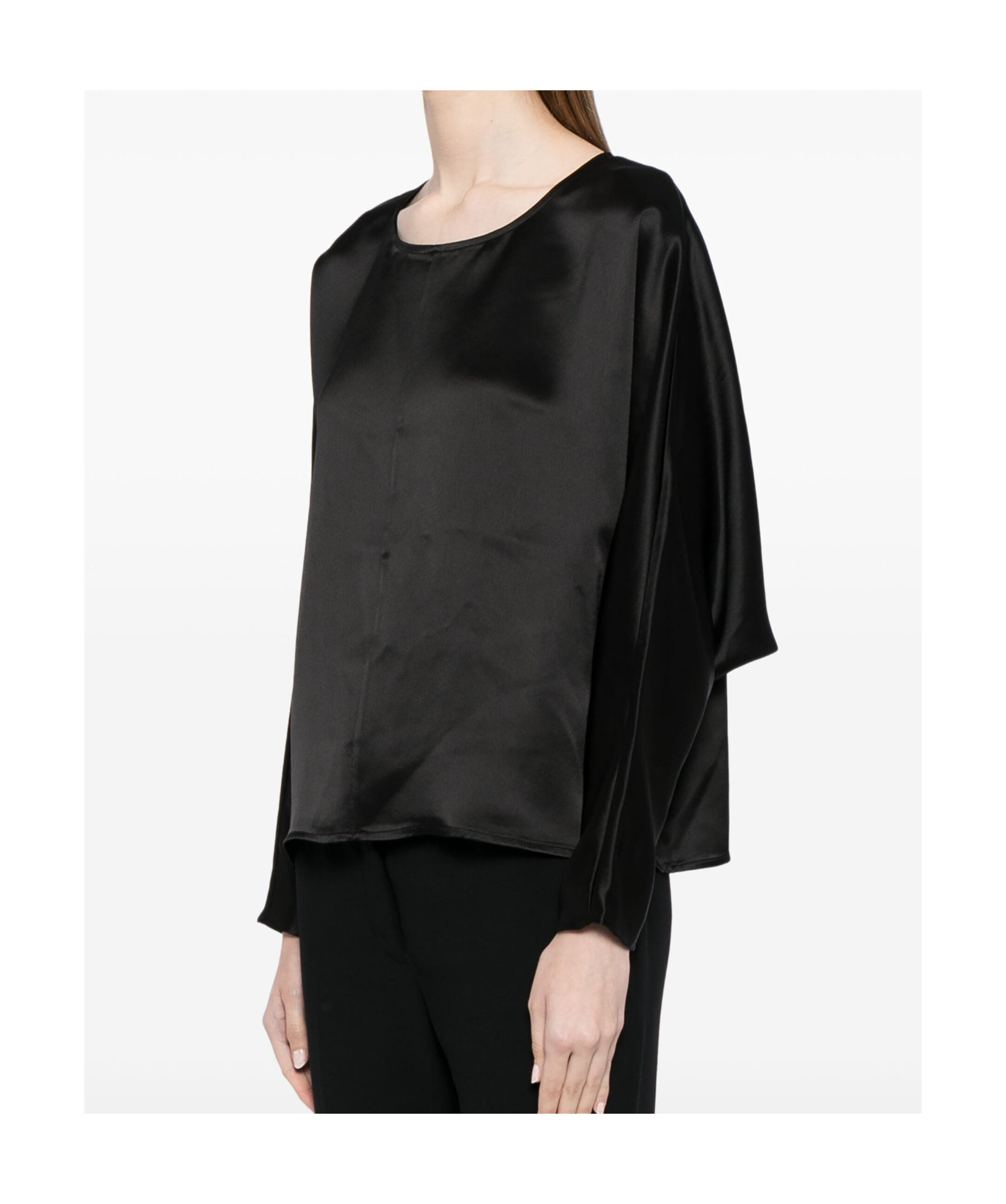 By Malene Birger Odelleys Satin Blouse In Black