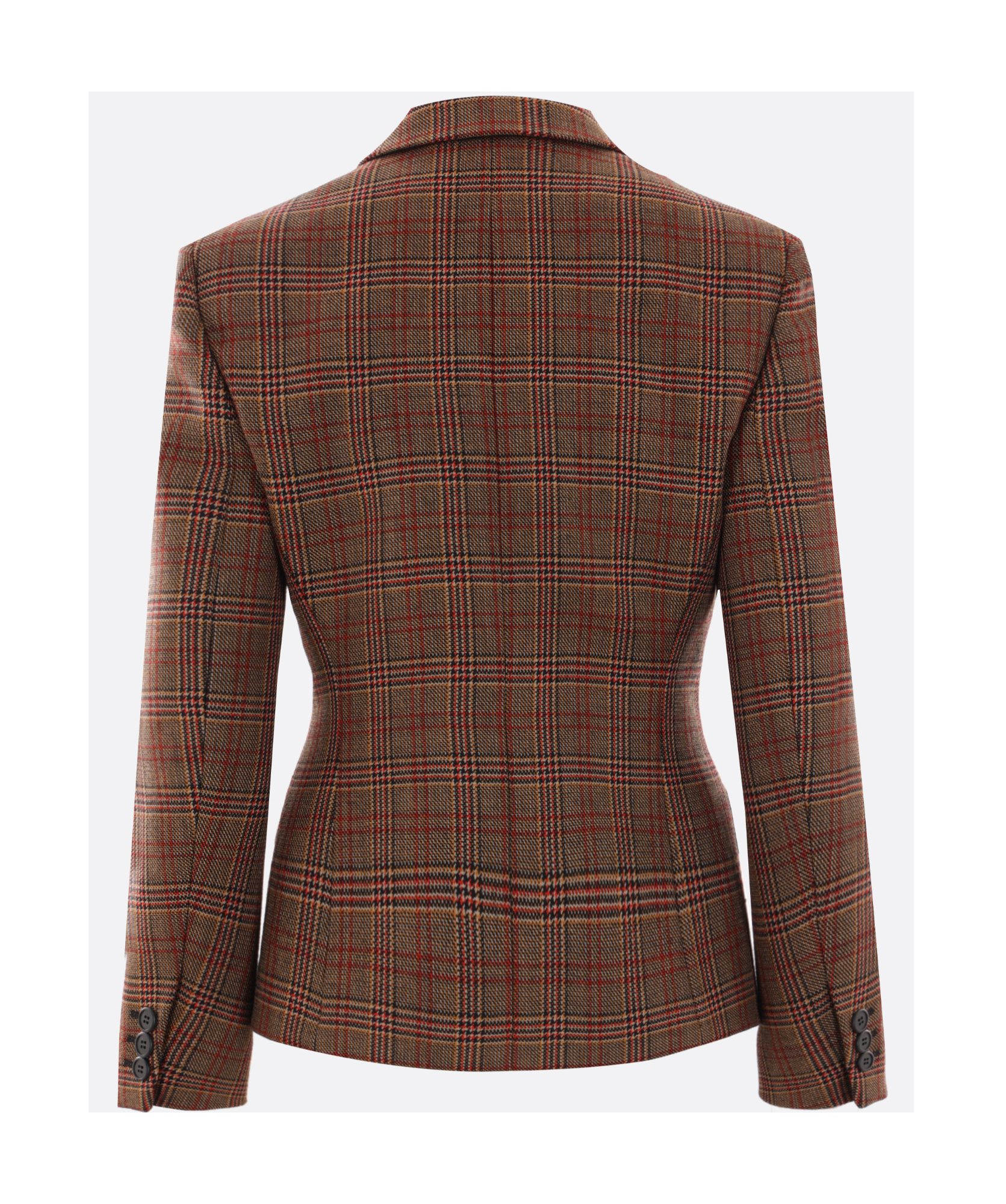 Prada Galles Printed Blazer In Red