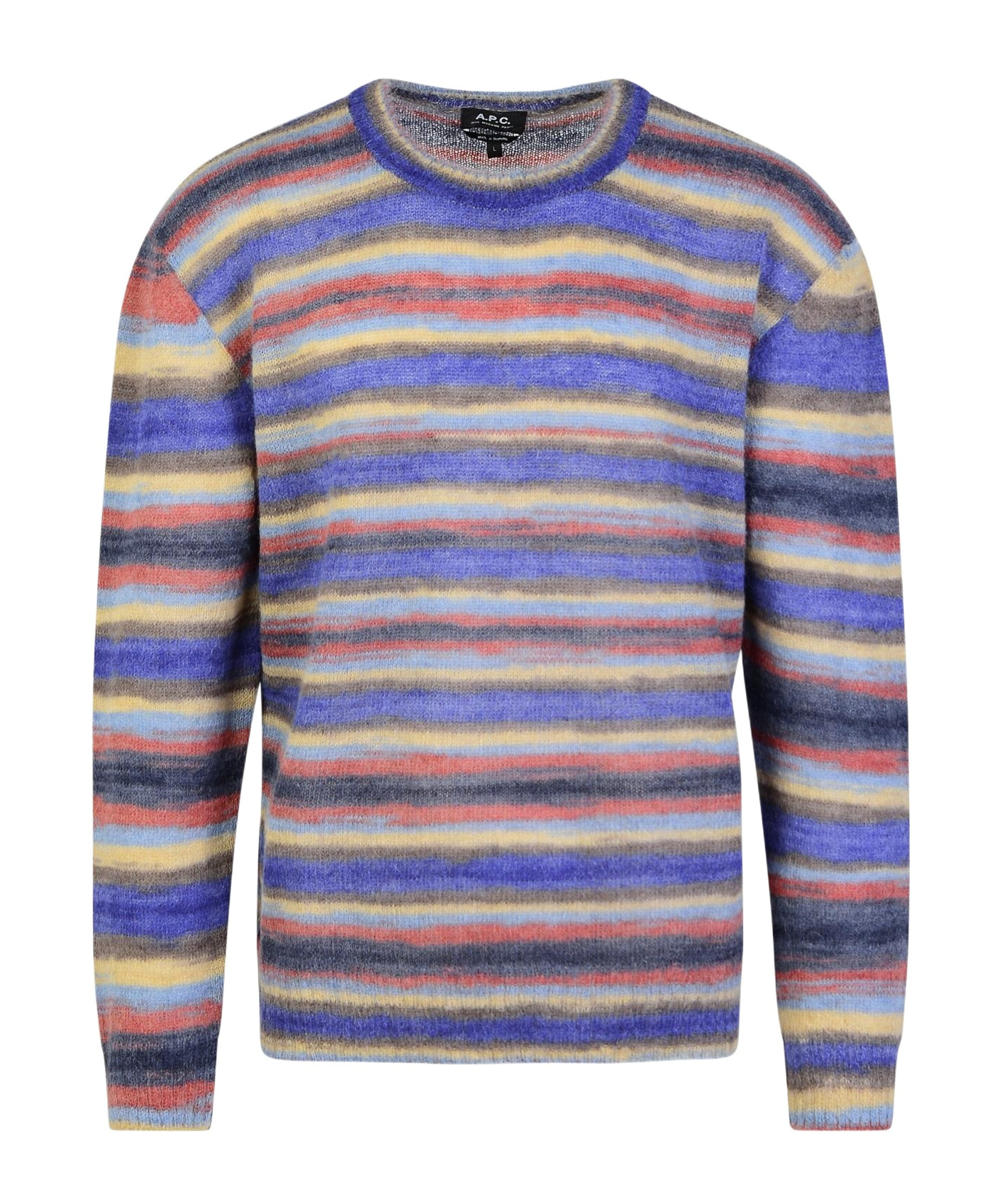 Apc Multicolored Striped Sweater In Multicolor