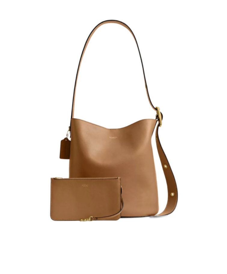 Coach Bleecker Bucket Bag In Brown