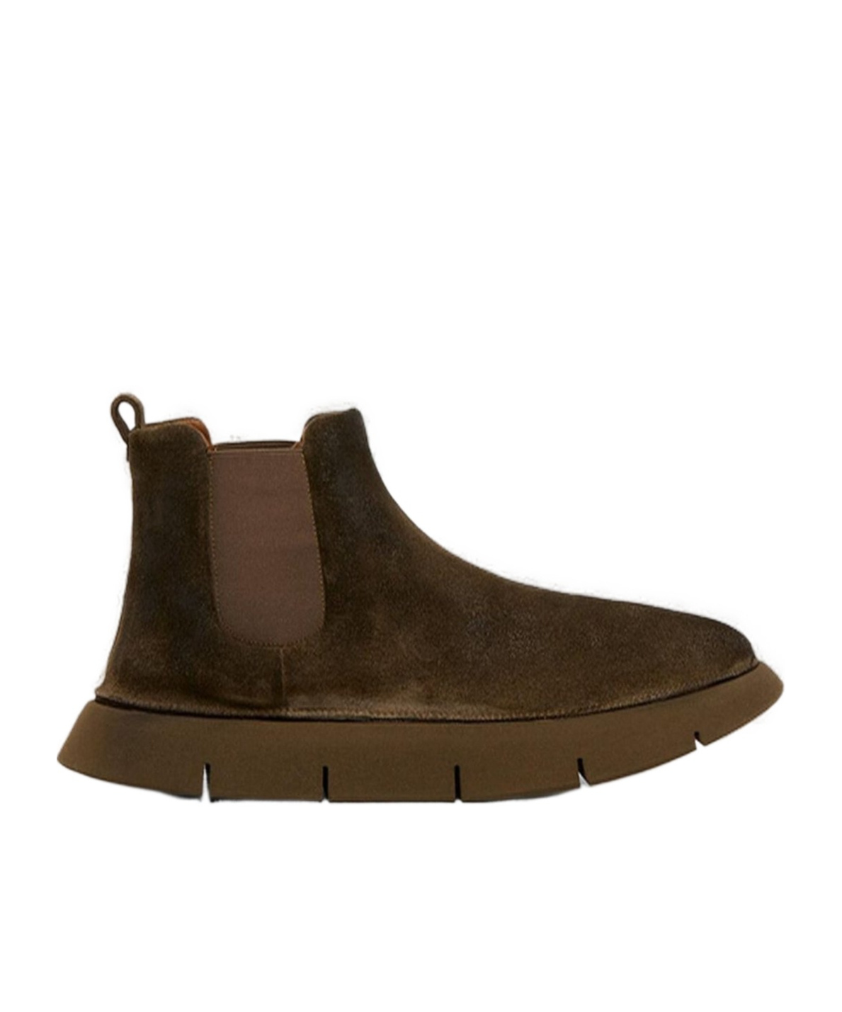 Shop Marsèll Intagliata Suede Boots In Brown