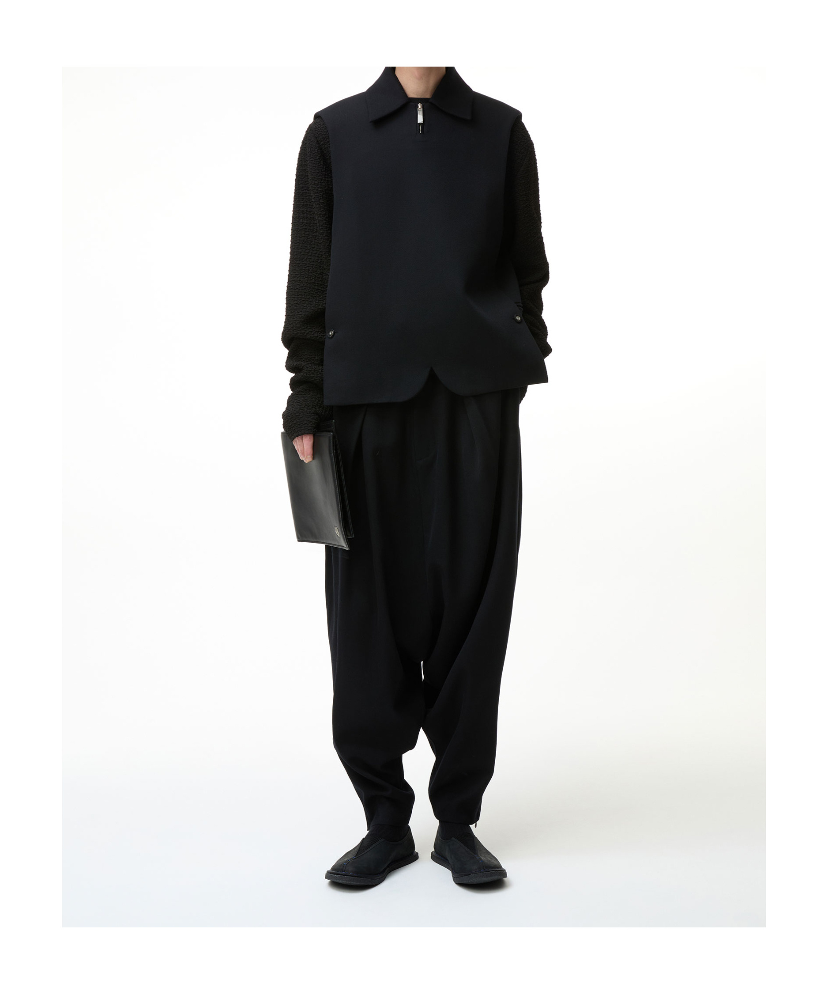 Ader Error Belt-loop Casual Pants In Black