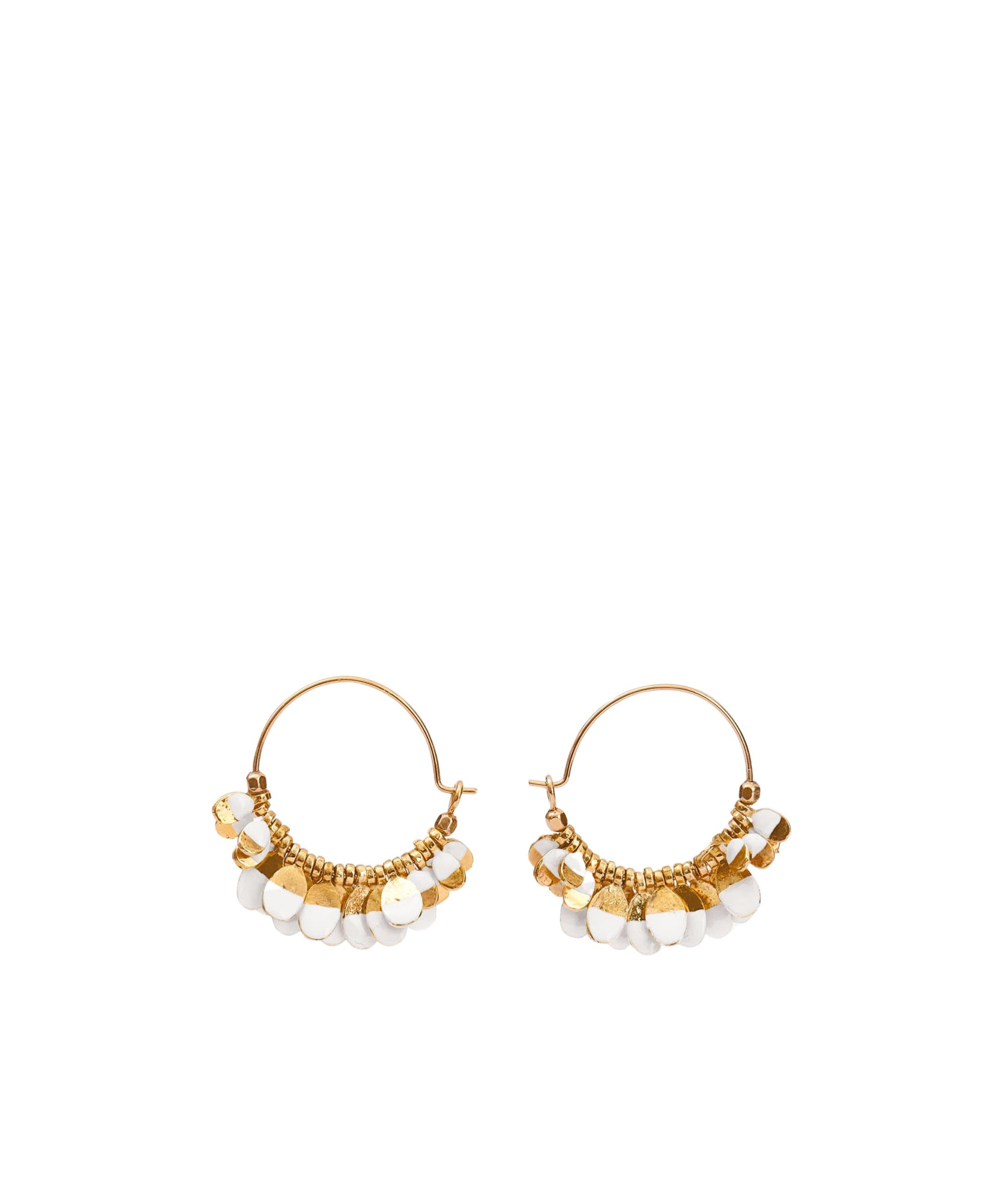 Isabel Marant Loop Earrings In Yellow