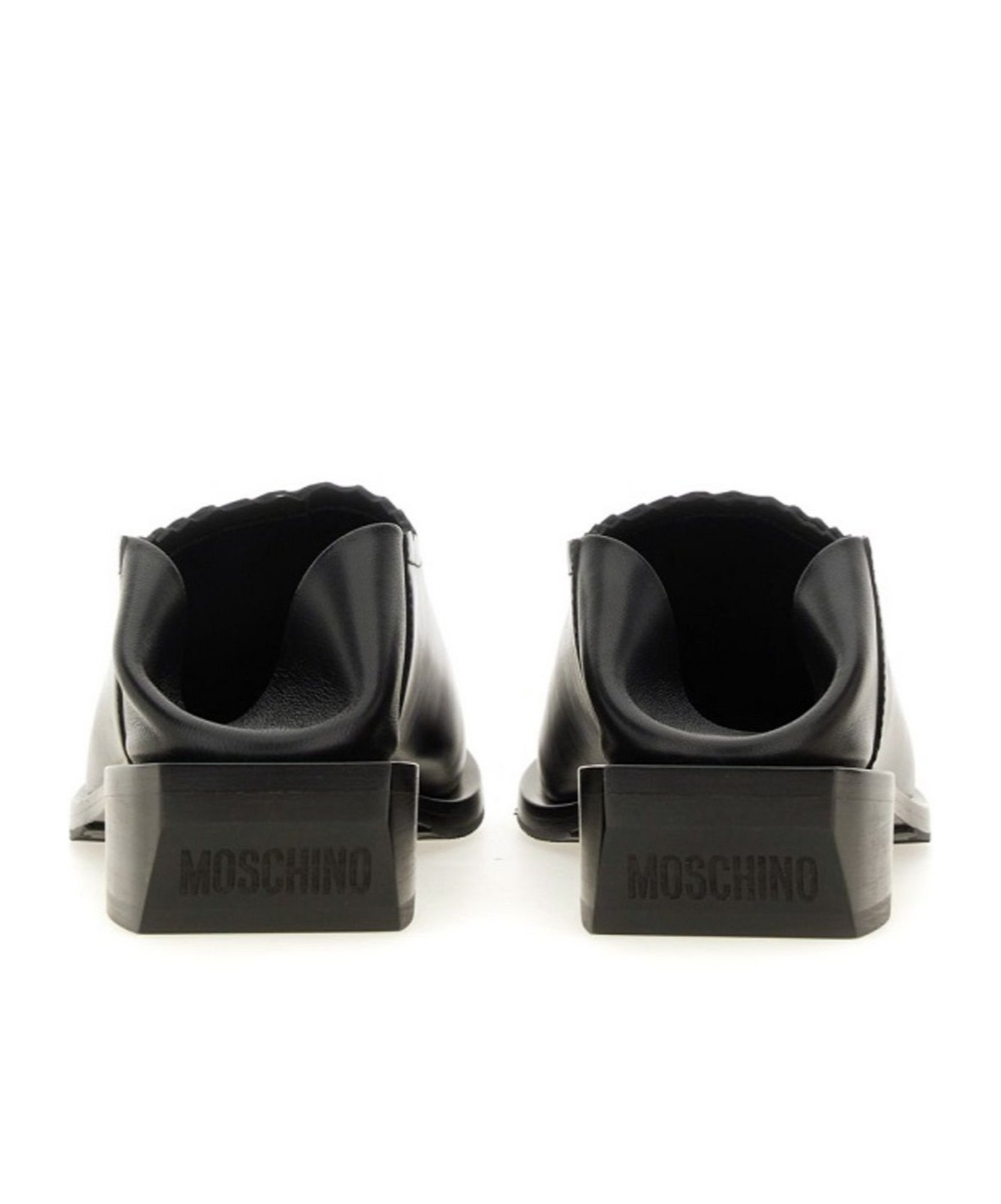 Moschino Couture Shootie Cuban Heel In Black
