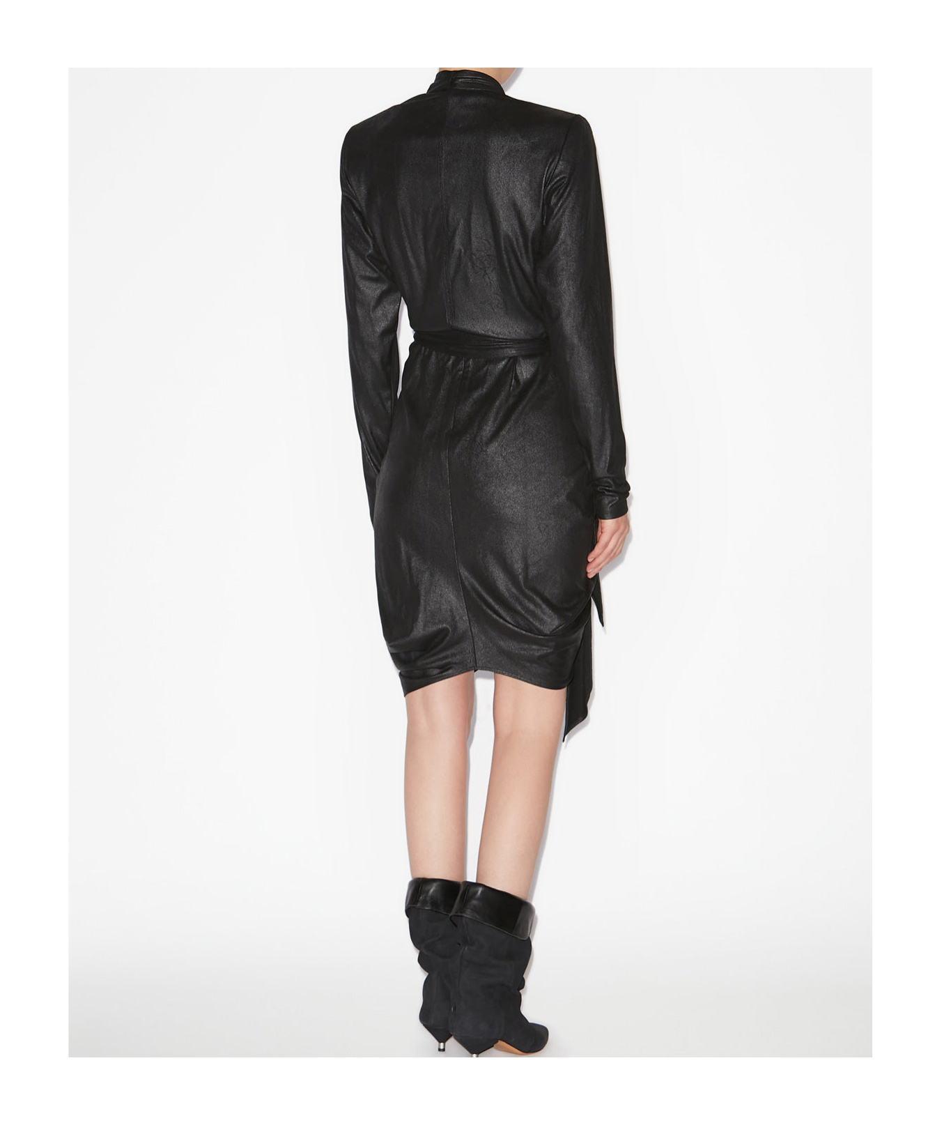 Shop Isabel Marant Aleora Dress In Black