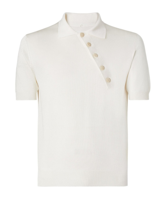 Fendi Polo Shirt In White