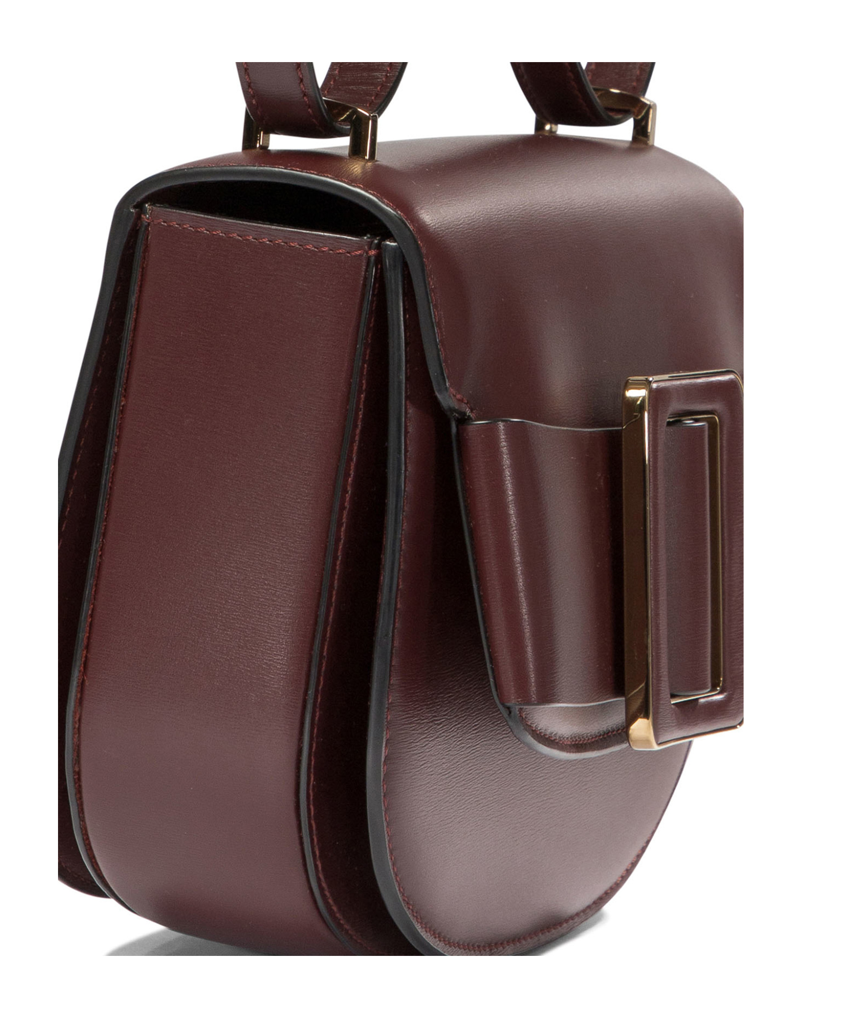 Boyy "strap Buckle" Shoulder Bag In Red