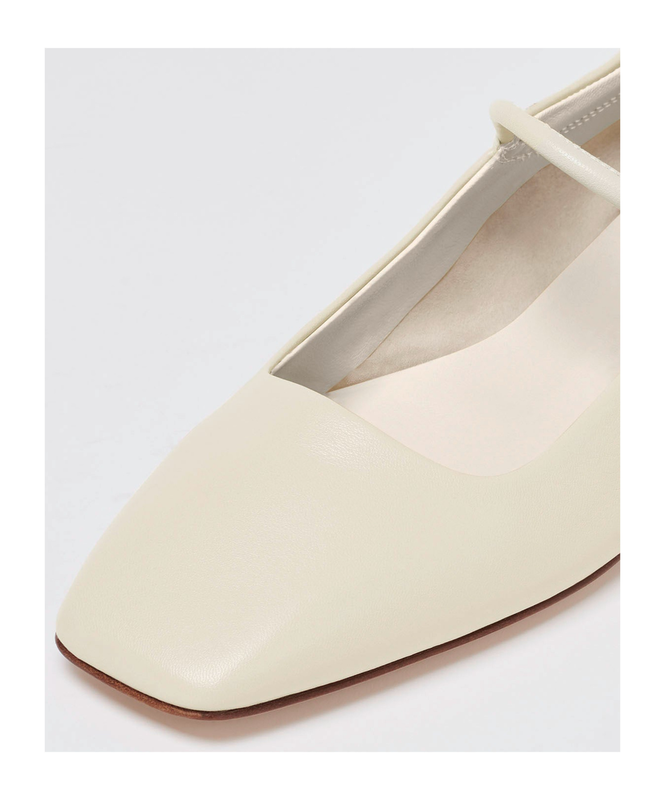 Aeyde Mary Jane Flats In White