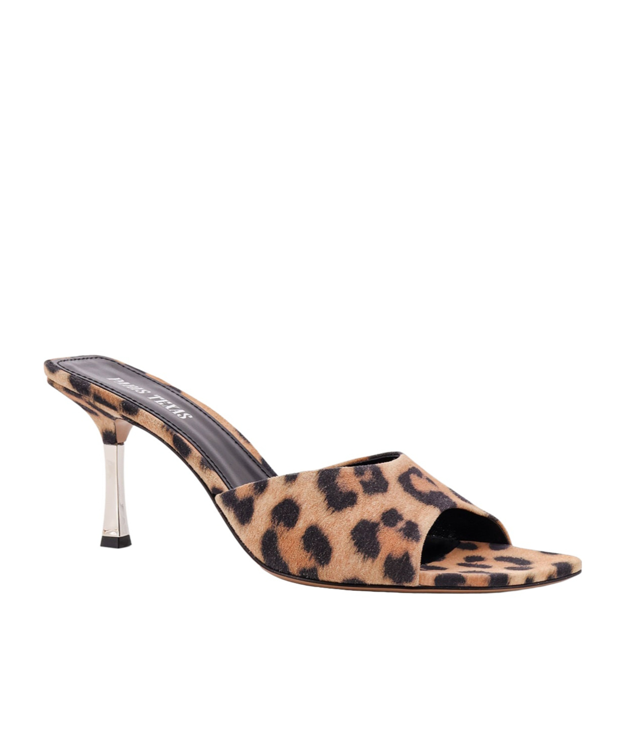 Paris Texas Lorena Suede Sandals With Animalier Printed In Multicolor