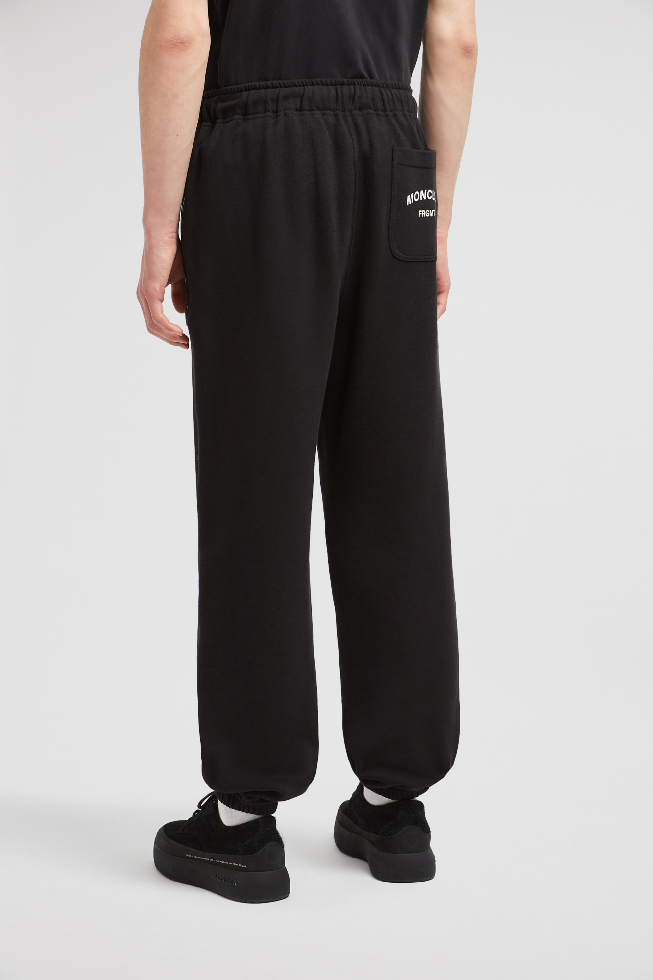 Moncler X Frgmt Elastic Waist Sweatpants In Black