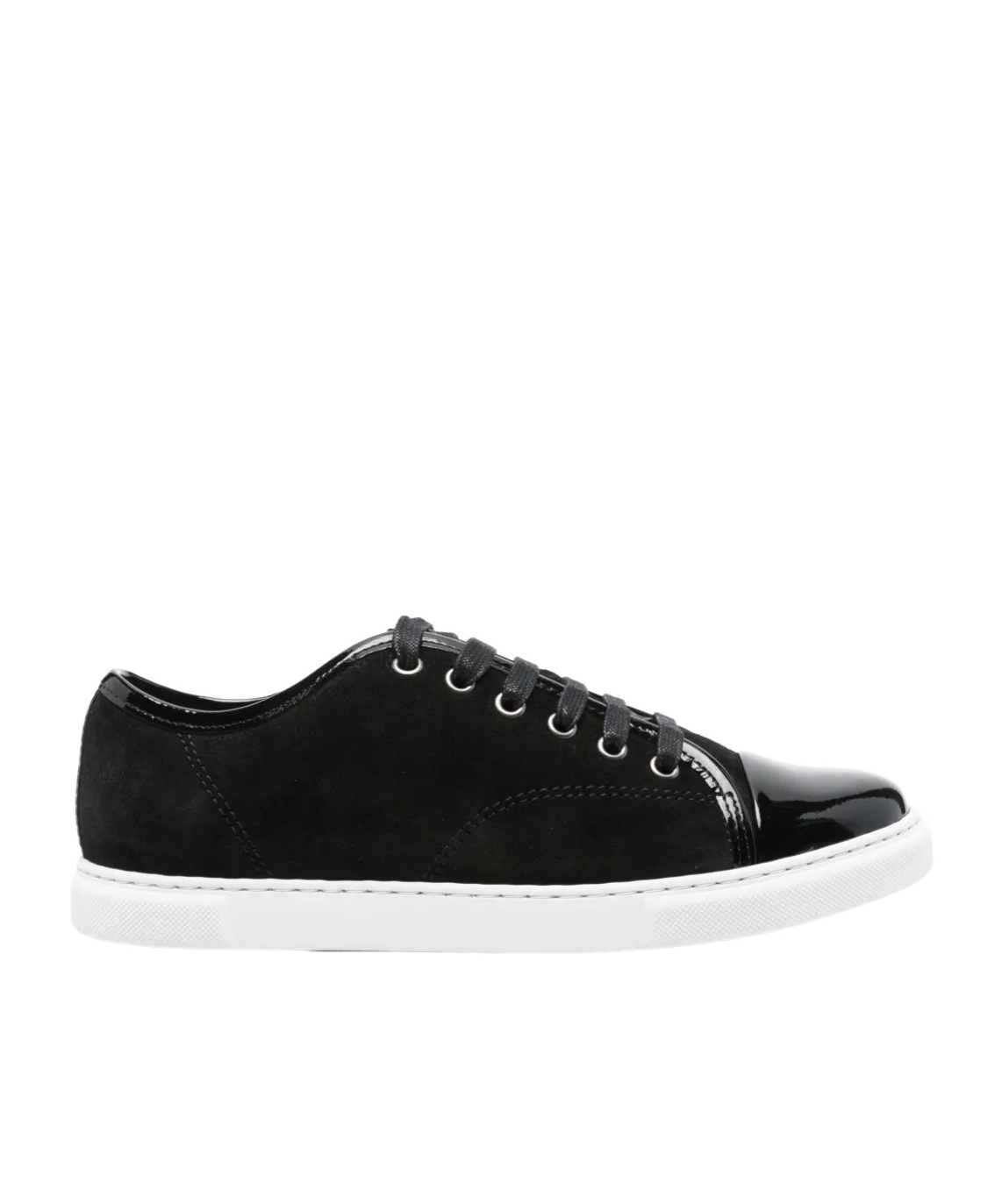 Lanvin Lace-up Sneakers In Black