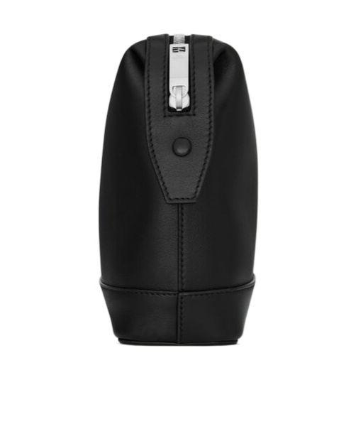 Saint Laurent Small Zipper Clutch In Black