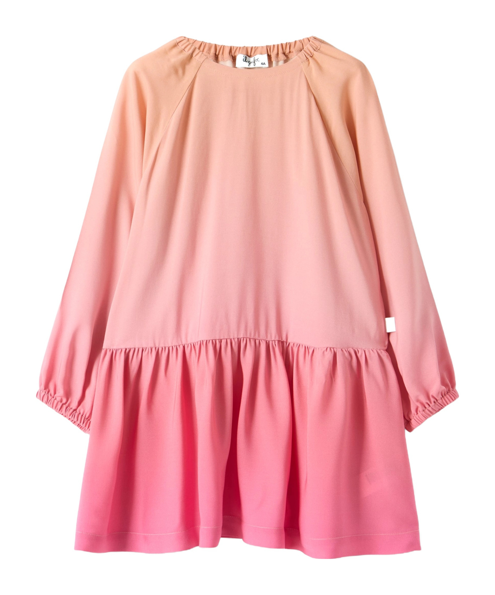 Il Gufo Ruffled Dress In Pink
