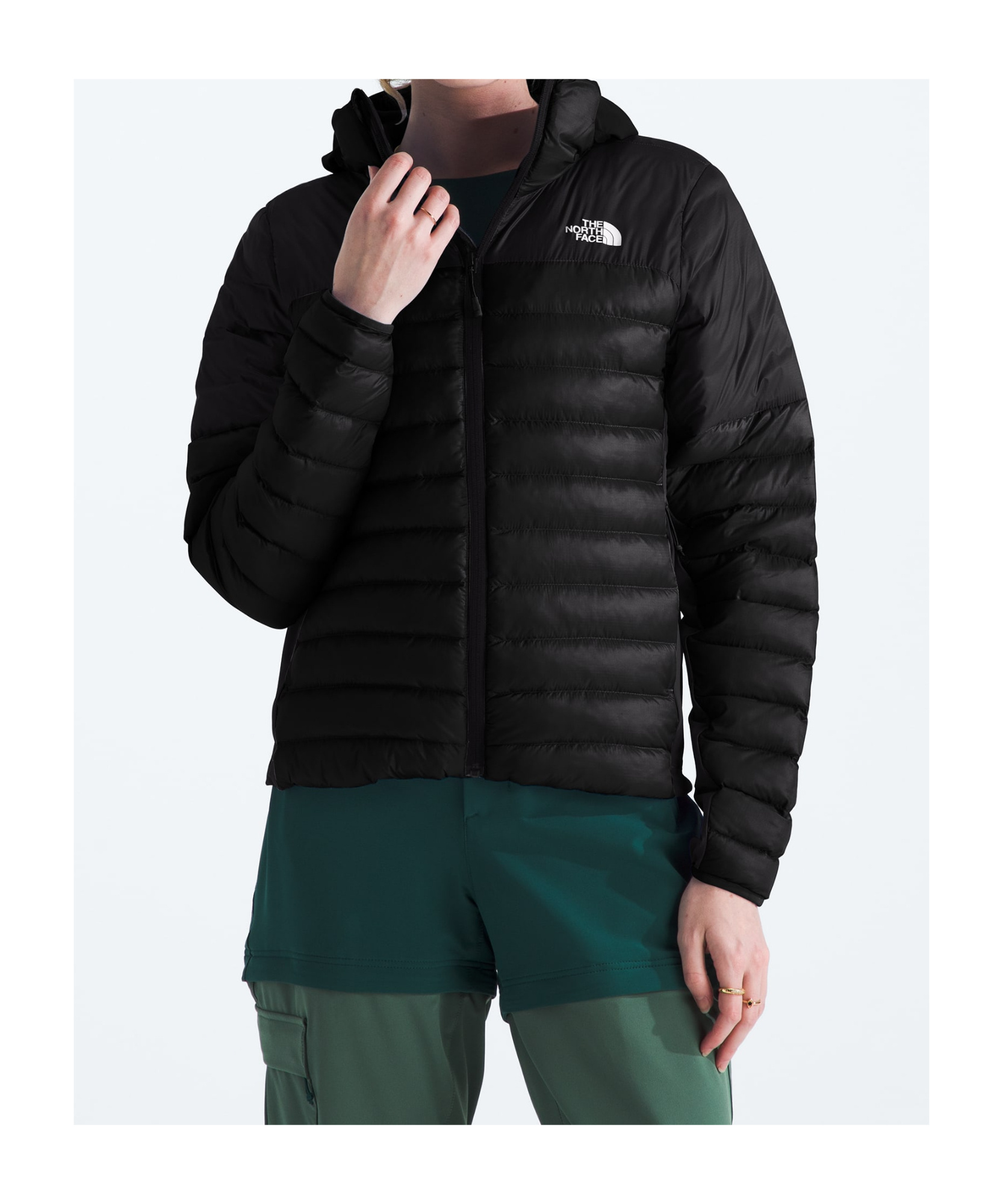Shop The North Face Terra Peak Puffer Jacket In Black