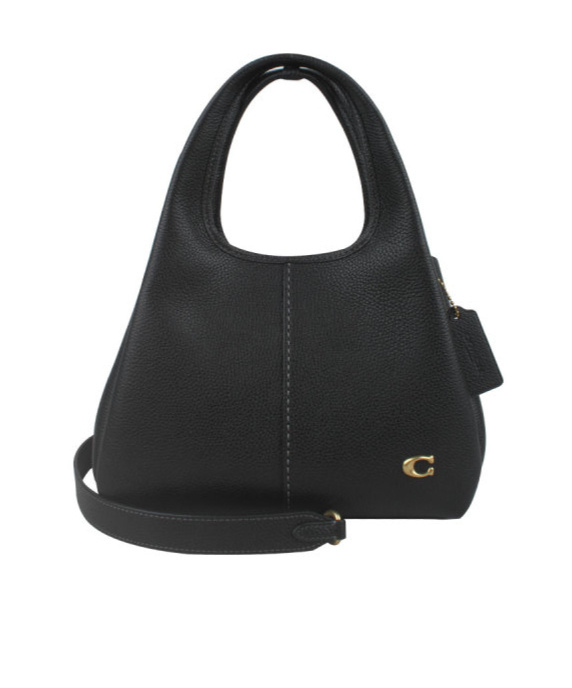 Coach Lana 25 Leather Crossbody Bag In Black