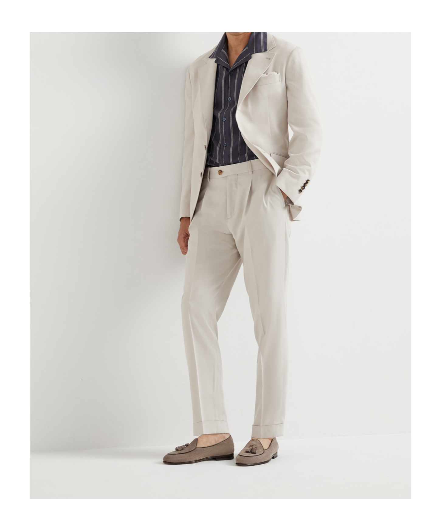 Brunello Cucinelli Single-breasted Blazer In Yuta