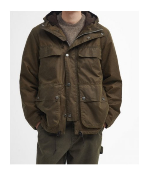 Shop Barbour Re-engineered Durham Coat In Brown
