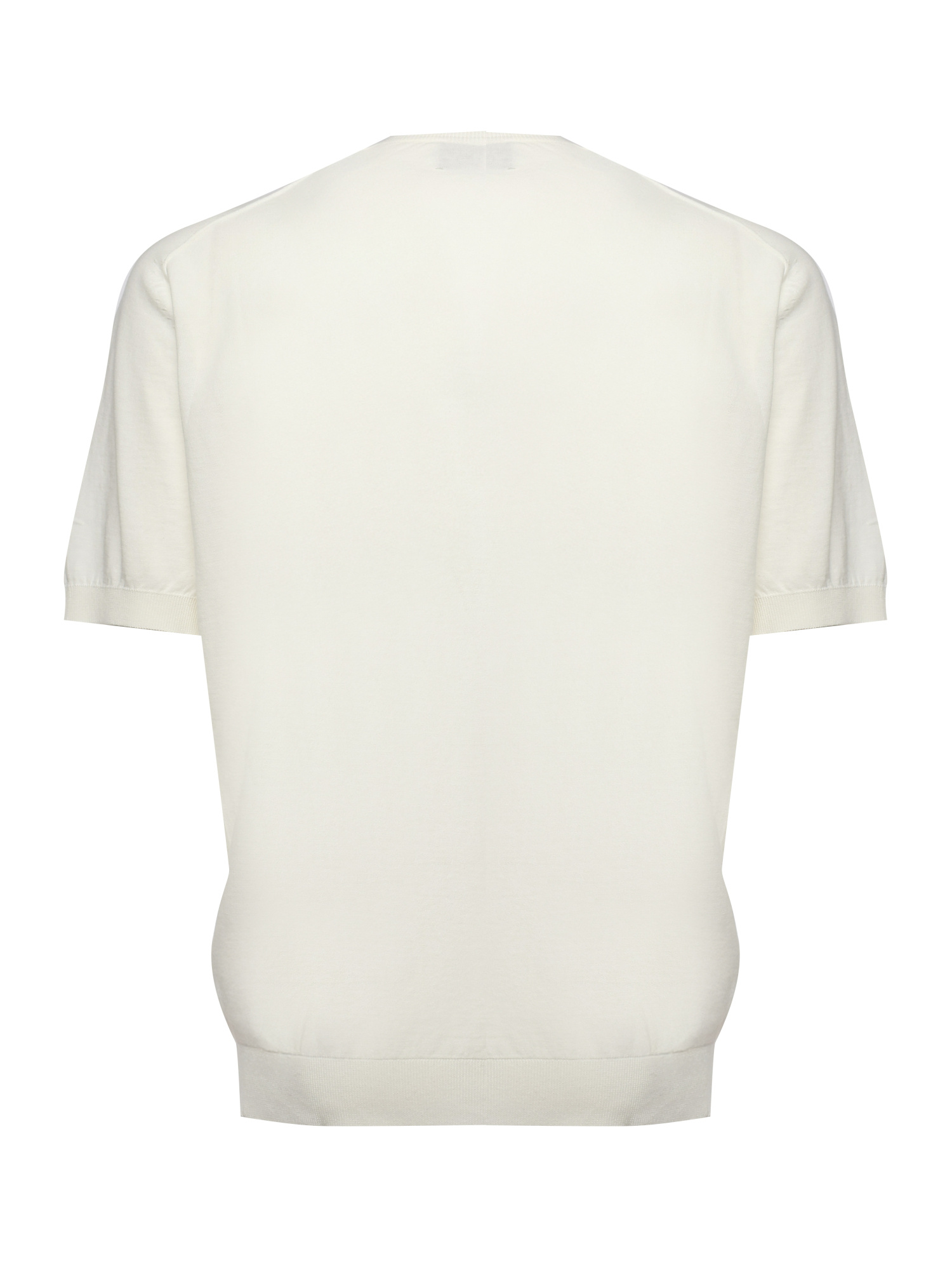 Eleventy Sand Cotton Crew Neck T-shirt