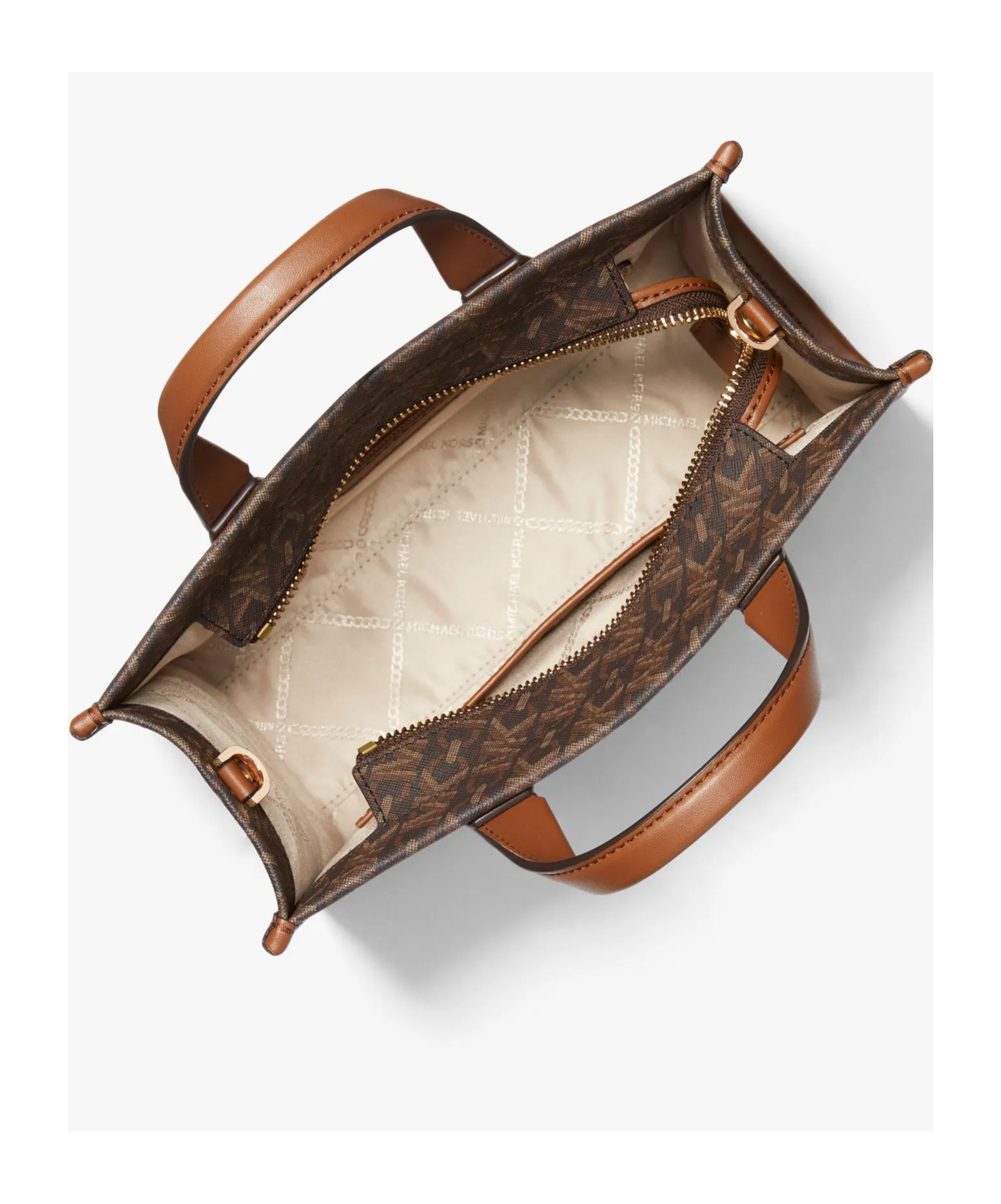 Michael Kors Small Gigi Tote Bag In Brown