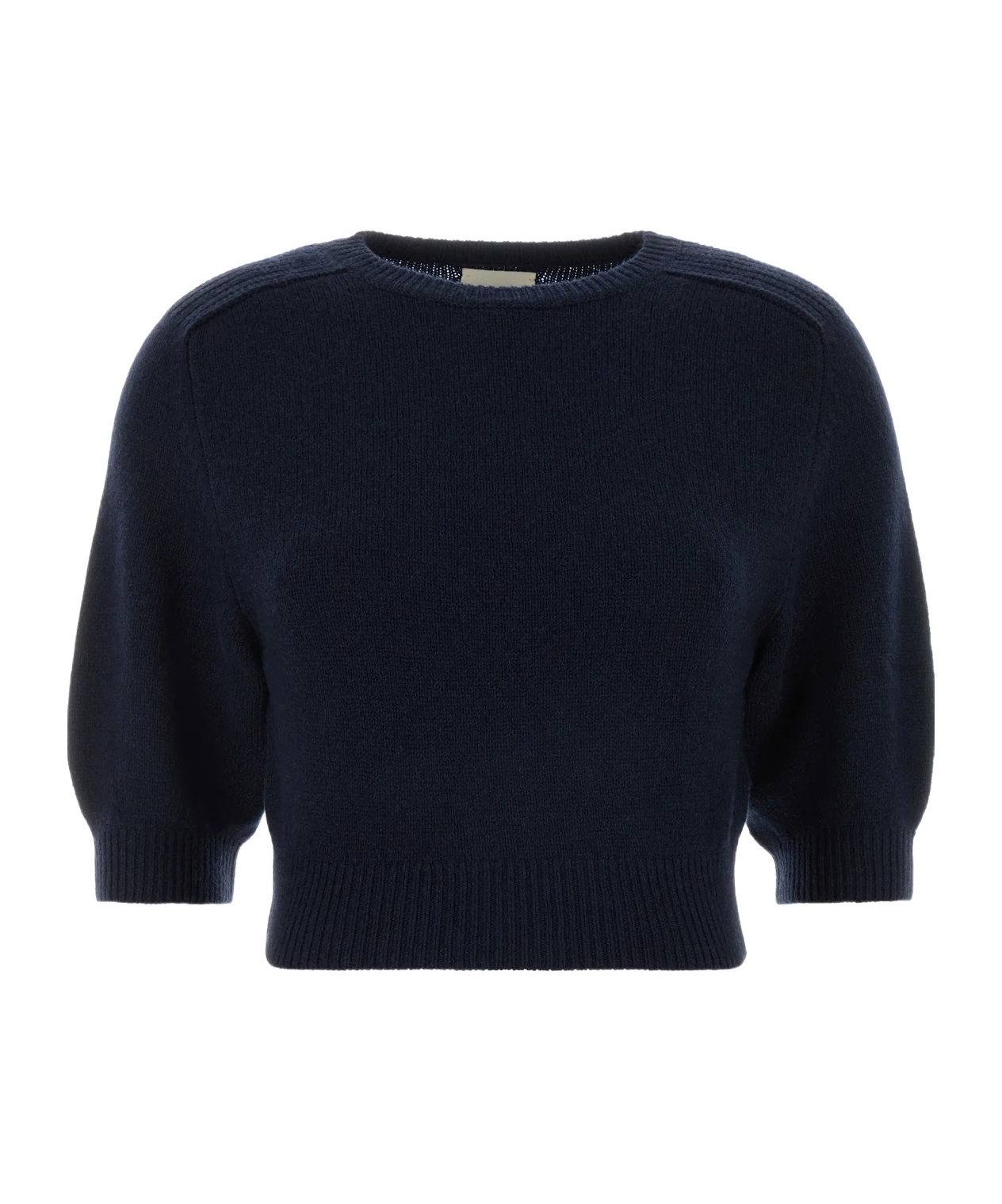 Khaite Crew Neck Sweater In Black