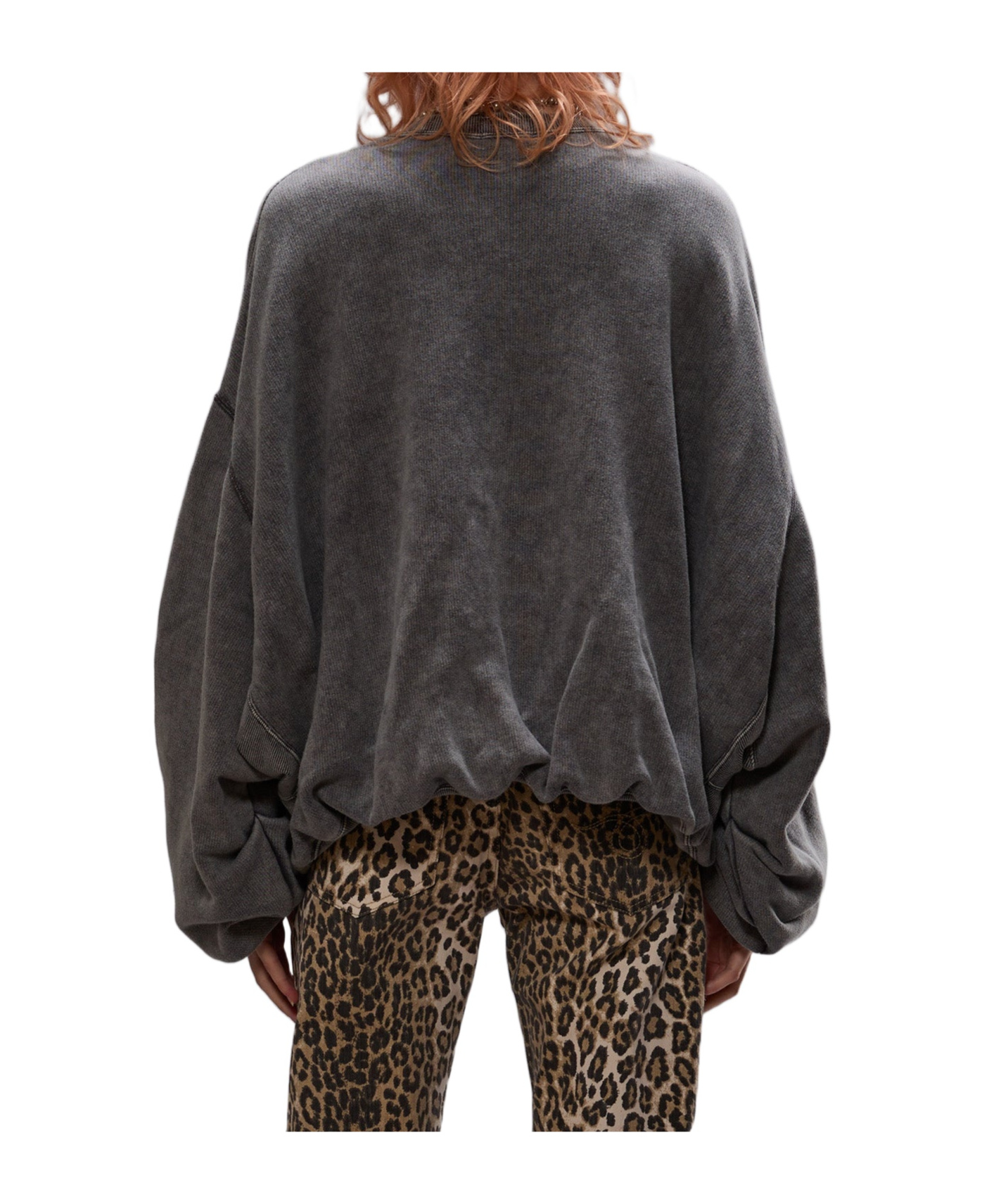 R13 Round-neck Sweatshirt In Black