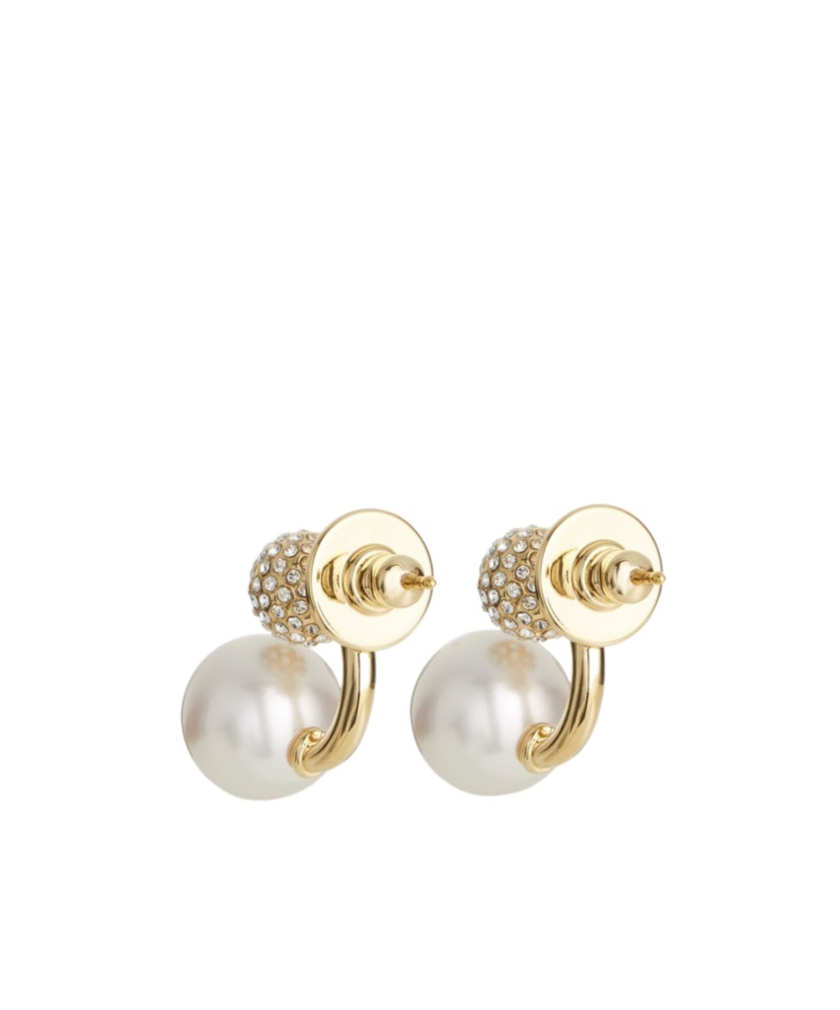 Jimmy Choo Auri Crystal-embellished Earring In Yellow