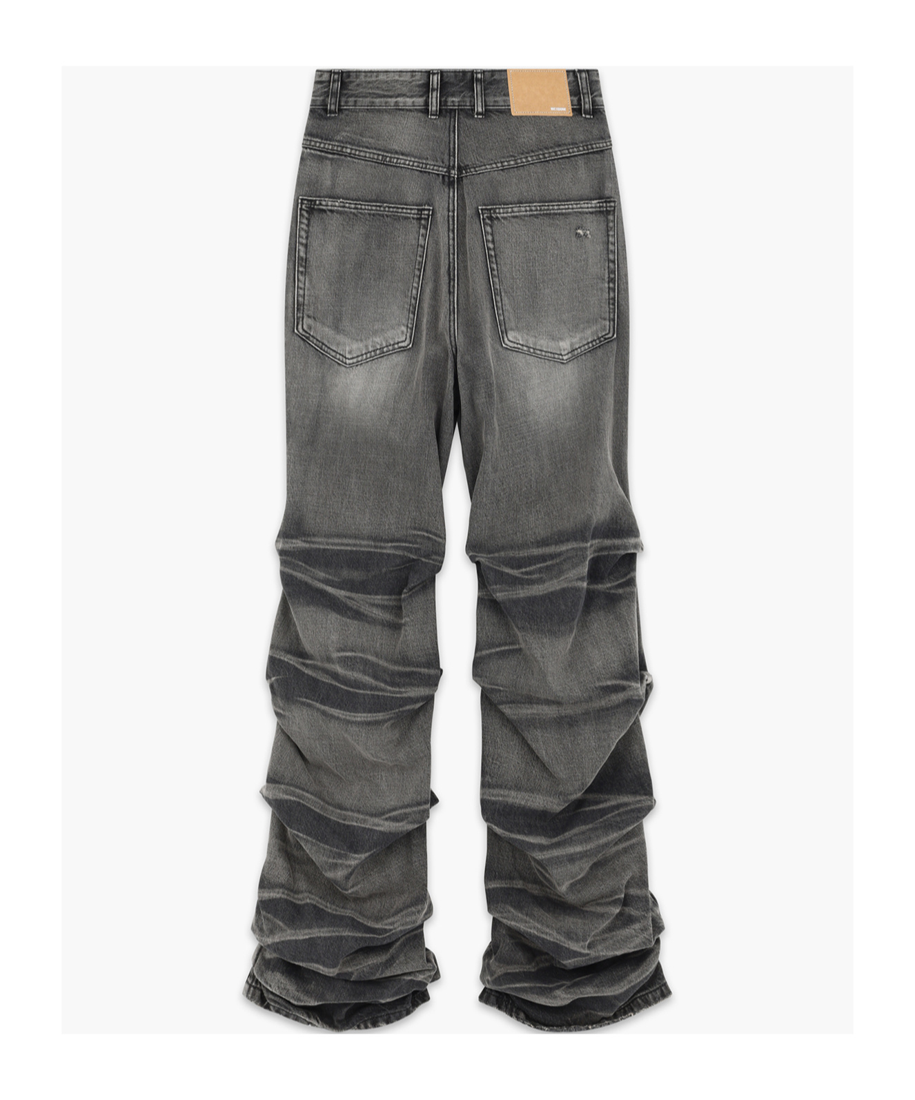 WE11 DONE DENIM TROUSERS WITH BELT LOOPS