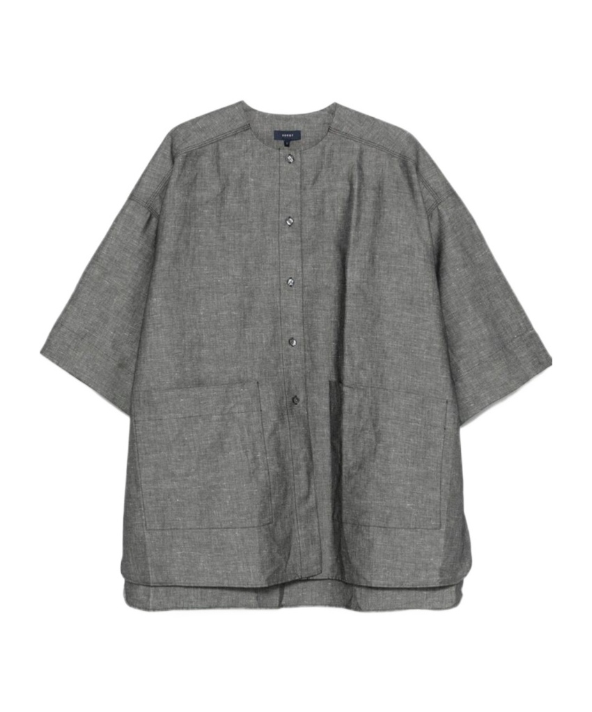 SOEUR ROUND-NECK BLOUSE