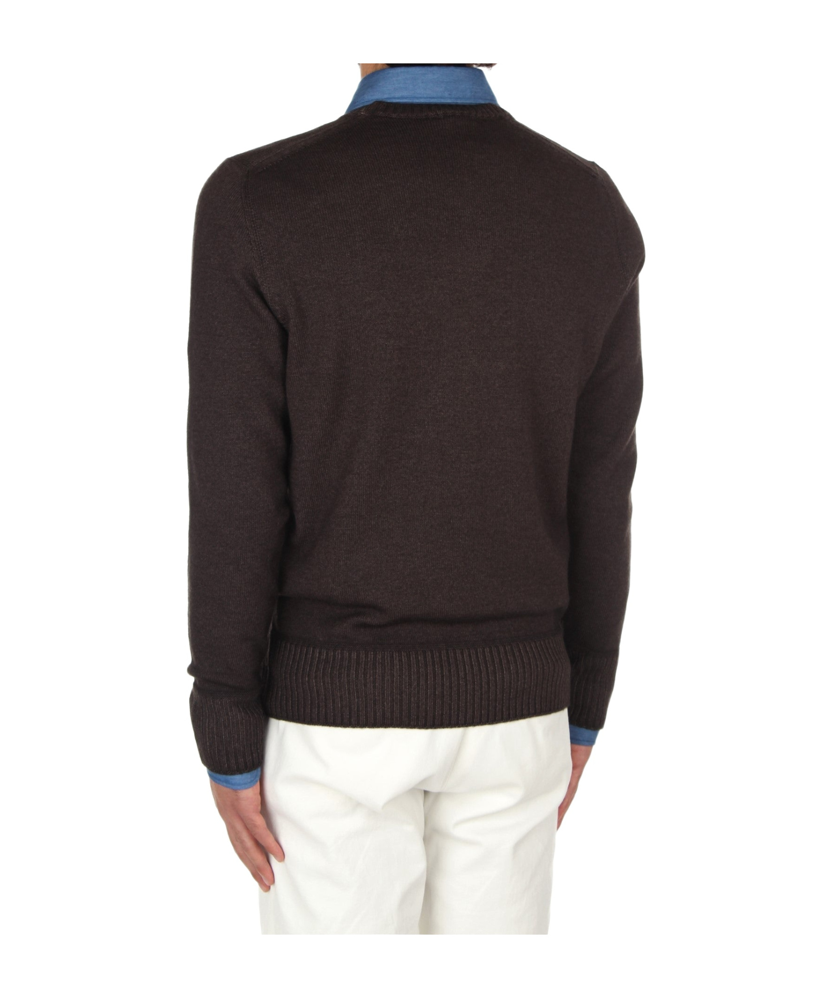 Drumohr Long-sleeved Sweater In Black