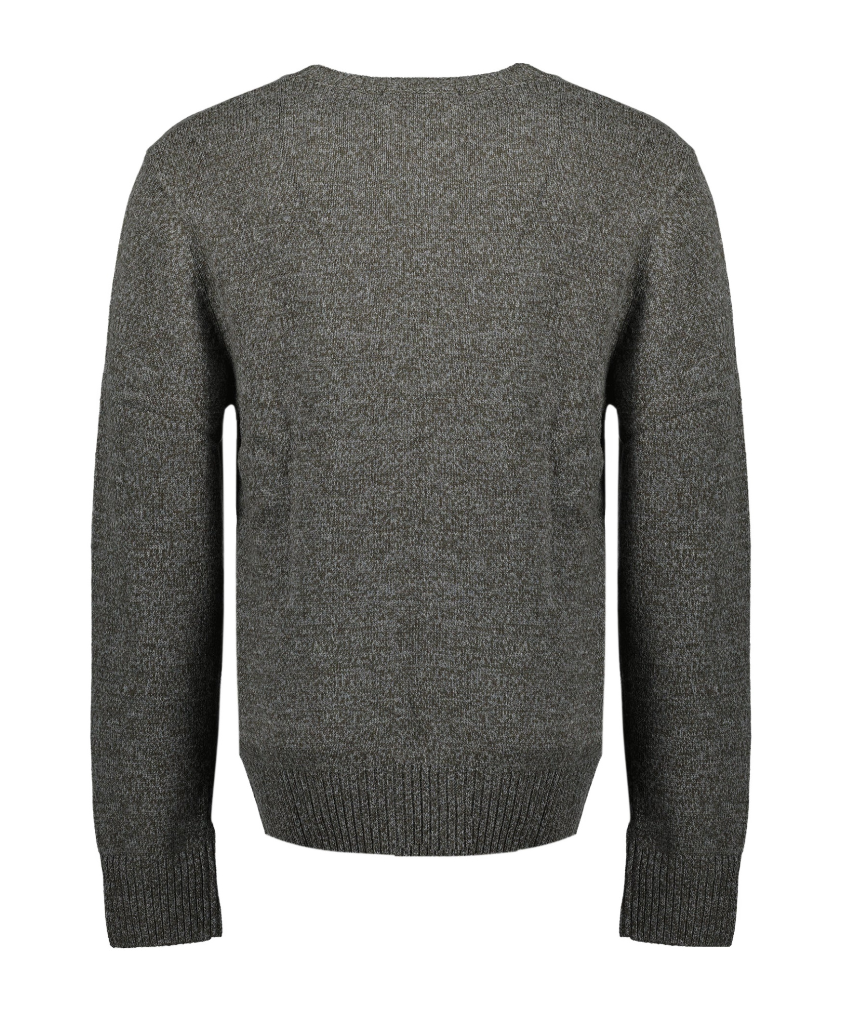 Officine Generale Crew Neck Long-sleeved Sweater In Gray