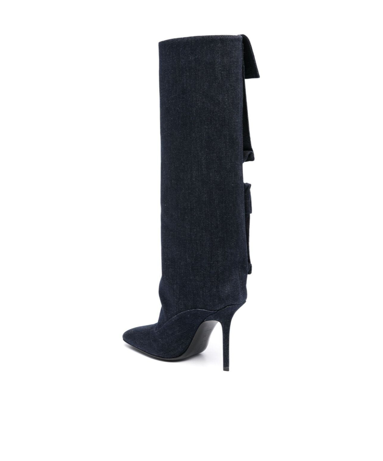 Attico Sienna Tube Boot 105mm In Blue