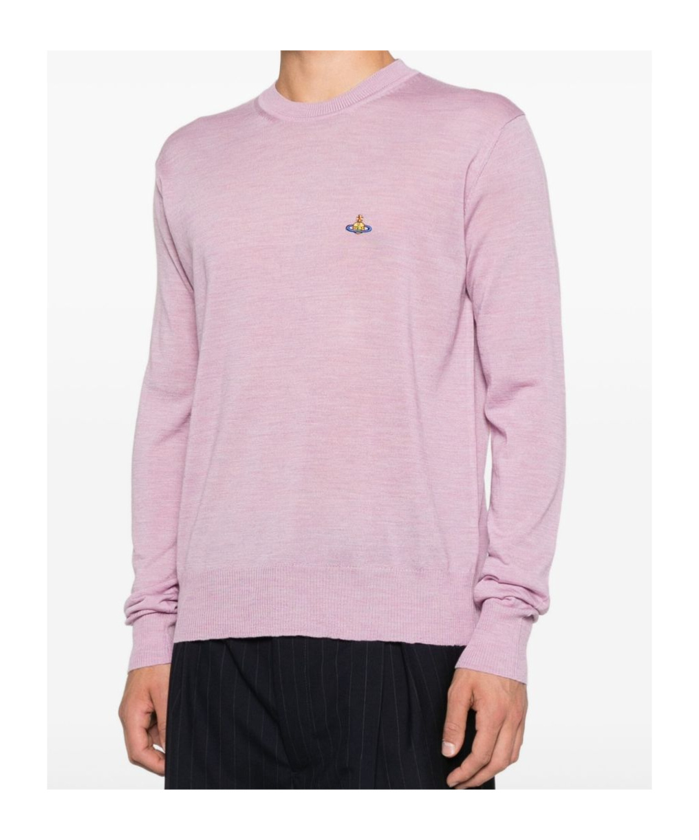 Vivienne Westwood Crew Neck Sweater In Pink