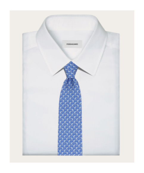Ferragamo Feline Print Tie